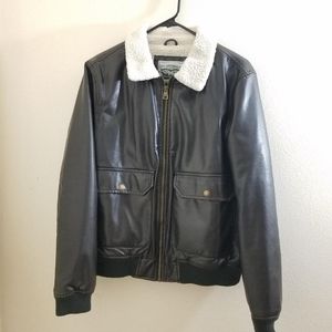 Levi Sherpa Faux Leather Jacket